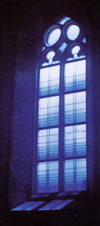 Gotisches Glasfenster